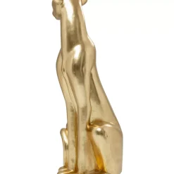 Deko Figur Sitting Leopard Gold 150Cm