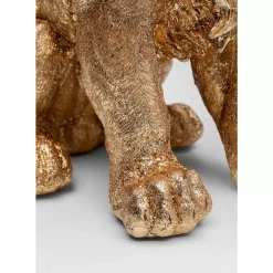 Deko Figur Sitting Lion Gold 42Cm