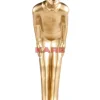 Deko Figur Welcome Guests Gold Xl