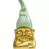 Deko Figur Zwerg Gold Grun 21Cm