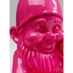 Deko Figur Zwerg Pink 21Cm