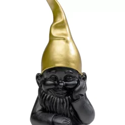 Deko Figur Zwerg Schwarz 21Cm