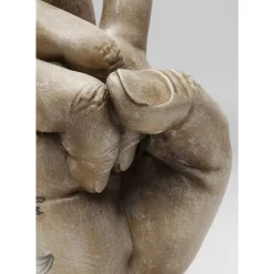 Deko Hand Victory Tattoo Eye 36Cm