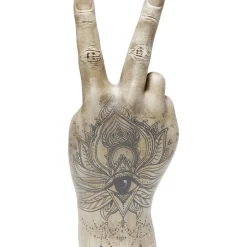 Deko Hand Victory Tattoo Eye 36Cm