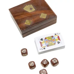 Deko Karten Box Gamble Wood (7/Tlg.)