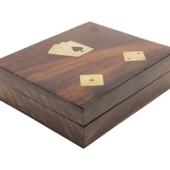 Deko Karten Box Gamble Wood (7/Tlg.)