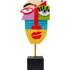 Deko Objekt Abstract Face Multicolour 52Cm