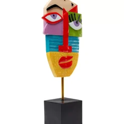Deko Objekt Abstract Face Multicolour 52Cm