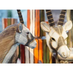 Deko Objekt Antelope Head Pearls 79