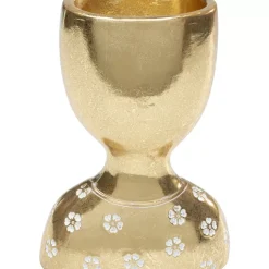 Deko Objekt Daisy Head Gold 19Cm