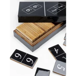 Deko Objekt Domino Schwarz 24X7Cm