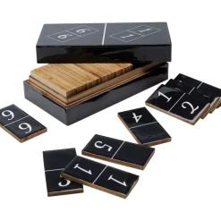 Deko Objekt Domino Schwarz 24X7Cm