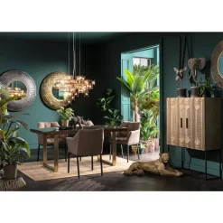 Deko Objekt Elephant Head Pearls 76