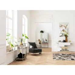 Deko Objekt Flower Skull 22Cm