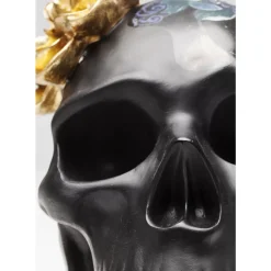 Deko Objekt Flower Skull 22Cm
