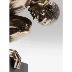 Deko Objekt Nude Man Stand Bronze 35Cm