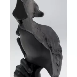 Deko Objekt Quiet Face Schwarz 31Cm