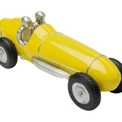 Deko Objekt Racing Car Gelb 9Cm