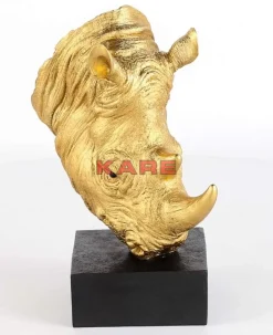 Deko Objekt Rhino Gold
