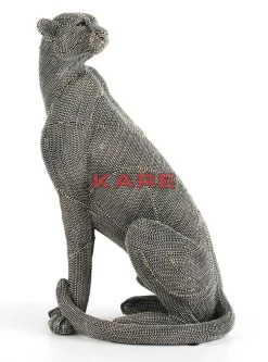 Deko Objekt Sitting Leopard Pearls 42