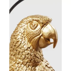 Deko Objekt Swinging Parrot Gold