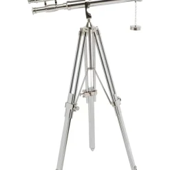 Deko Objekt Telescope Silber 125Cm
