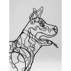 Deko Objekt Wire Attack Dog 36Cm