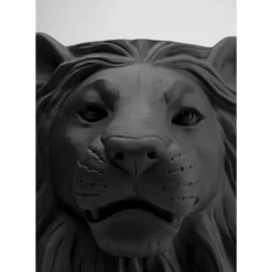 Deko Ubertopf Lion Schwarz