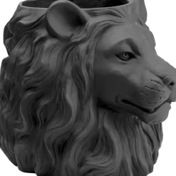 Deko Ubertopf Lion Schwarz