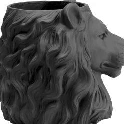 Deko Ubertopf Lion Schwarz