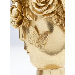 Deko Vase Flowercrown Gold 20Cm