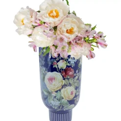 Deko Vase Rose Magic Blau 27Cm
