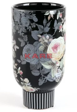 Deko Vase Rose Magic Schwarz 27Cm