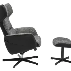 Drehsessel Mit Hocker Ohio Salt And Pepper