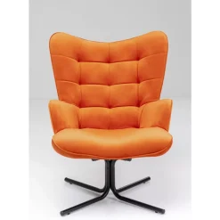 Drehsessel Oscar Velvet Orange