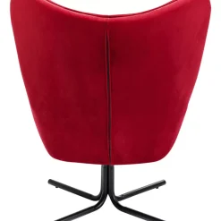 Drehsessel Oscar Velvet Rot