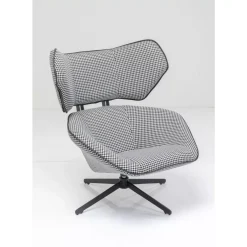 Drehsessel Toledo Schwarz Weiss