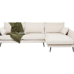 Ecksofa Amalfi Rechts Creme 275Cm