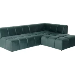 Ecksofa Belami Velvet Dunkelgrun Rechts 265Cm