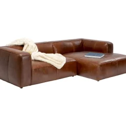 Ecksofa Cubetto Leder Braun