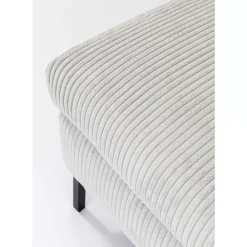 Ecksofa Gianni Cord Grau Links