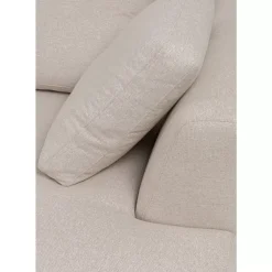 Ecksofa Gianni Creme Rechts