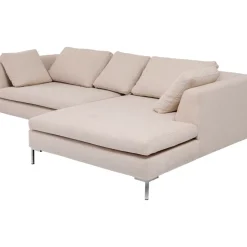 Ecksofa Gianni Creme Rechts
