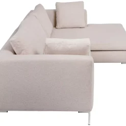 Ecksofa Gianni Creme Rechts