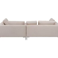 Ecksofa Gianni Creme Rechts
