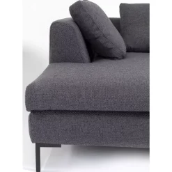 Ecksofa Gianni Dolce Dunkelgrau Links