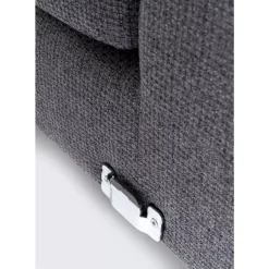 Ecksofa Gianni Dolce Dunkelgrau Links