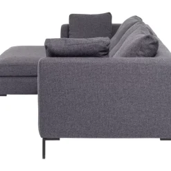 Ecksofa Gianni Dolce Dunkelgrau Links