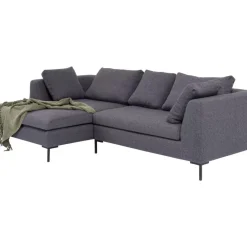 Ecksofa Gianni Dolce Dunkelgrau Links