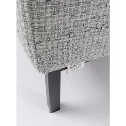 Ecksofa Gianni Dolce Hellgrau Rechts